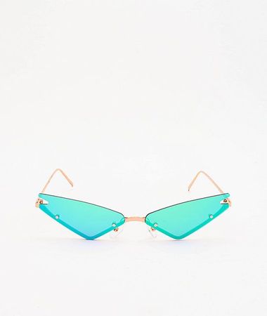 snazzy teal sunglasses