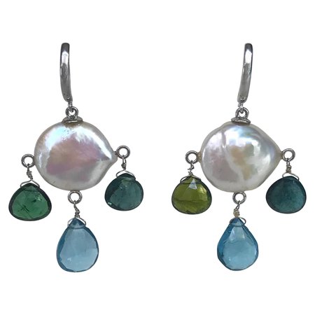 Marina J. chandelier earrings