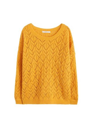 Violeta BY MANGO Open-knit sweater