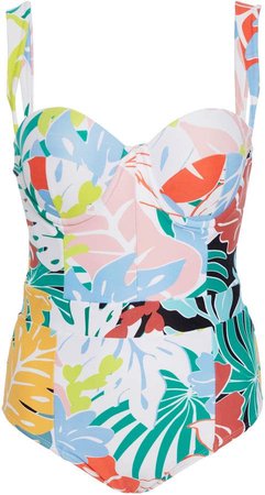 PatBO Tropical One Piece Swimsuit