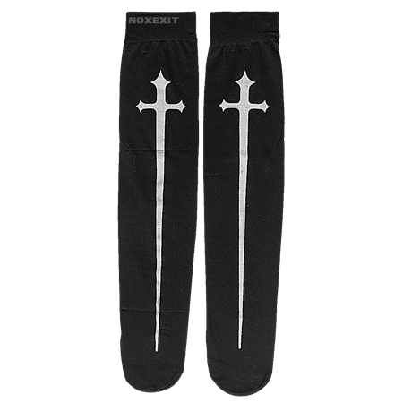 gothic egirl black socks @ shop noxexit