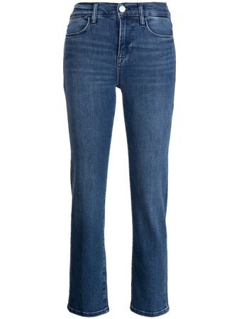 FRAME high-rise straight-leg Jeans - Farfetch