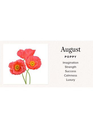 August Birth Flower