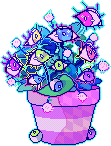 flowers weirdcore pixel