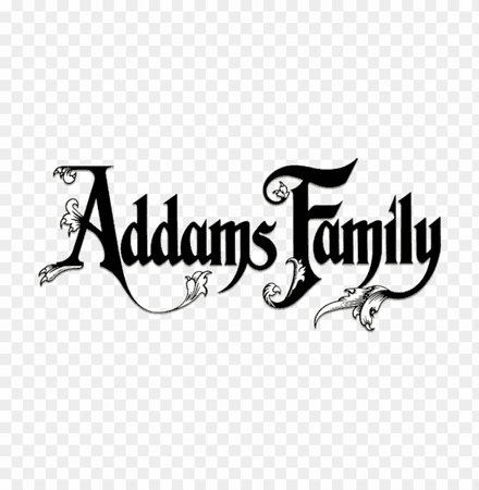 addams family logo PNG image with transparent background | TOPpng