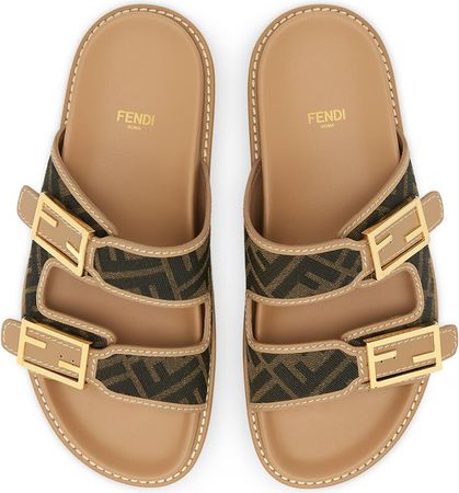 Fendi Feel Busbet Baguette Dual Strap Slide Sandal | Nordstrom
