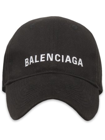 Balenciaga Embroidered Logo Baseball Hat - Farfetch