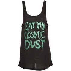 Pinterest - Evil Twin Eat My Dust Tank ($12) ❤ liked on Polyvore featuring tops, shirts, tank tops, tanks, evil twin and shirt top | My polyvore