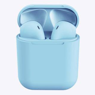 blue airpods