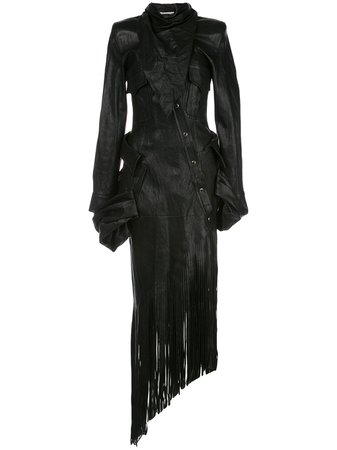 Alexander Wang Asymmetric Fringed Dress | Farfetch.com
