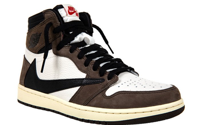 travis scott grey brown black nike jordans sneaker shoe