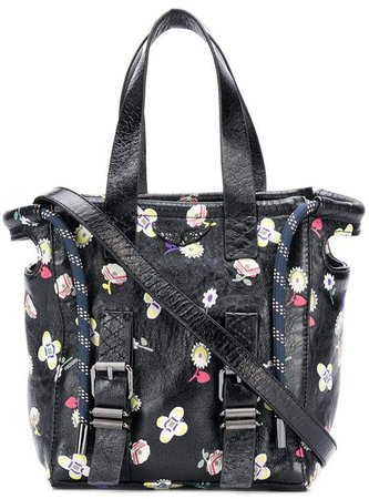 Zadig&Voltaire Bianca floral-print mini bag