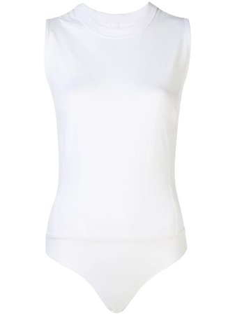 White RtA Claire Tank-silhouette Bodysuit | Farfetch.com