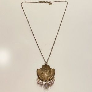 Jewelry | Vintage Brass Shell Necklace | Poshmark