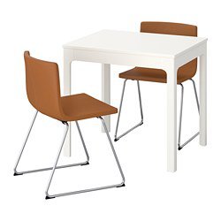 LERHAMN Table and 2 chairs - IKEA