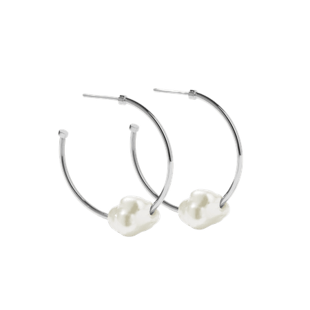 Baroque Hoop Earrings