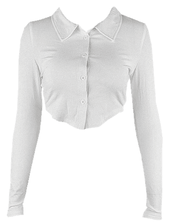 button blouse crop top png