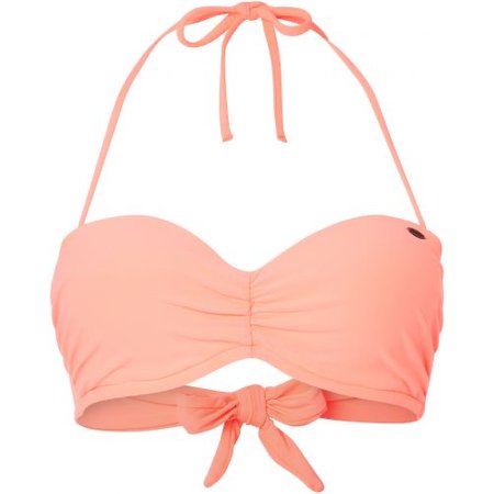 peach orange bikini TOP w/ sweetheart neckline