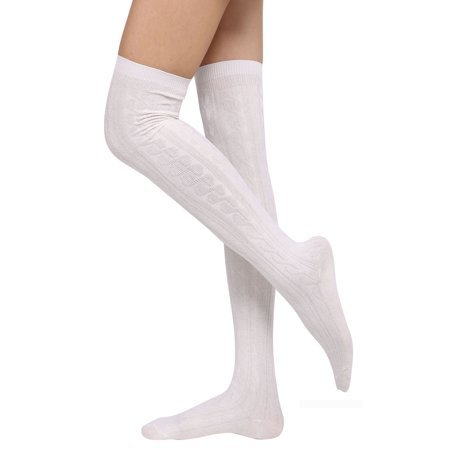 thigh high socks white - Google Search