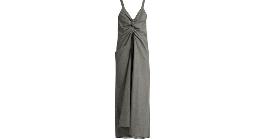 grey dress