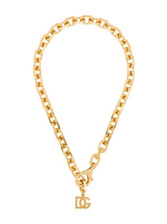 Collar de cadena con logo DG Dolce & Gabbana por 695€ - Compra online AW20 - Devolución gratuita y pago seguro