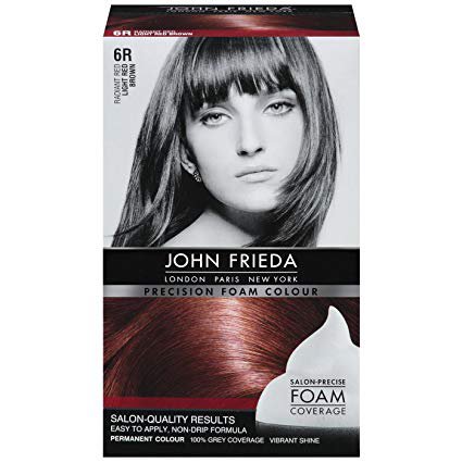 Amazon.com : John Frieda Precision Foam Colour, Light Red Brown 6R : Chemical Hair Dyes : Beauty
