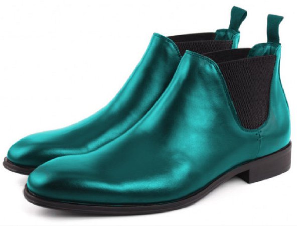 LUXURY BOOTS MADE TO HAND JAVE GREEN COLOR PREMIUM LEATHER MEN CHELSEA BOOTS | Chelsea boots, Luxury boots, Leather men