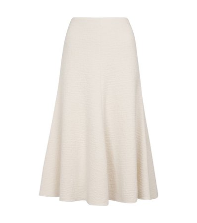 Chloé - Felted wool midi skirt | Mytheresa