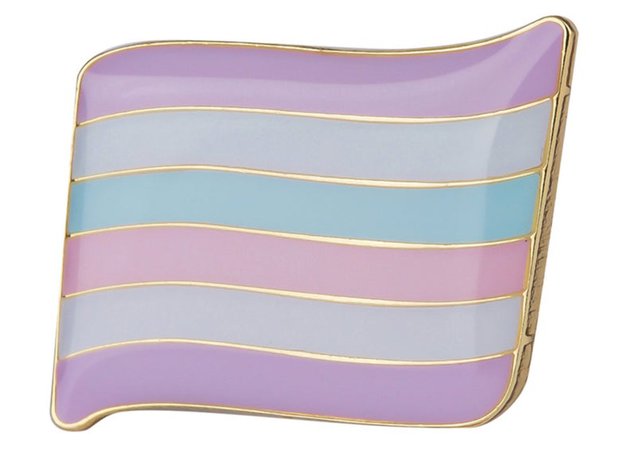 Intersex Flag Lapel Pin 18mm x 14.4mm Gay Lesbian Pride LGBT | Etsy