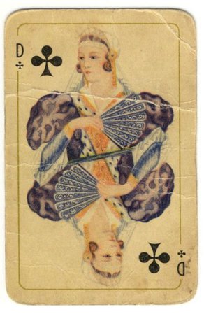 Queen Of Spades Playing Card