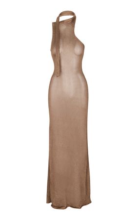 Tera Metallic Knit Maxi Dress By Aya Muse | Moda Operandi
