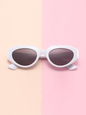 Irregular Oval Frame Sunglasses | SHEIN USA