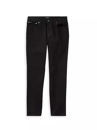 Shop Polo Ralph Lauren Little Boy's & Boy’s Hampton Straight-Fit Stretch Jeans | Saks Fifth Avenue