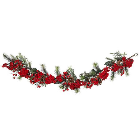 Nearly Natural 60in Cedar Indoor Christmas Garland