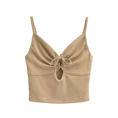 Hollow Out Strap Sexy Camisole