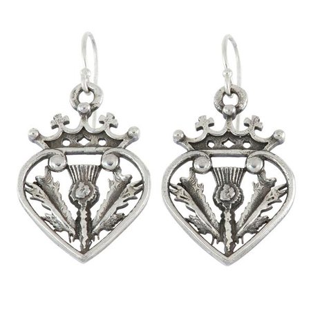 OUTLANDER Luckenbooth Thistle Earrings – RockLove Jewelry