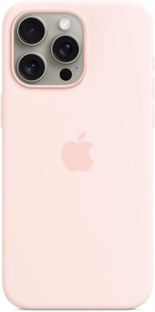 Amazon.com: Apple iPhone 15 Pro Max Silicone Case with MagSafe - Light Pink ​​​​​​​ : Cell Phones & Accessories
