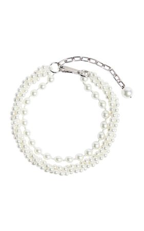 Double Twisted Pearl Necklace By Simone Rocha | Moda Operandi