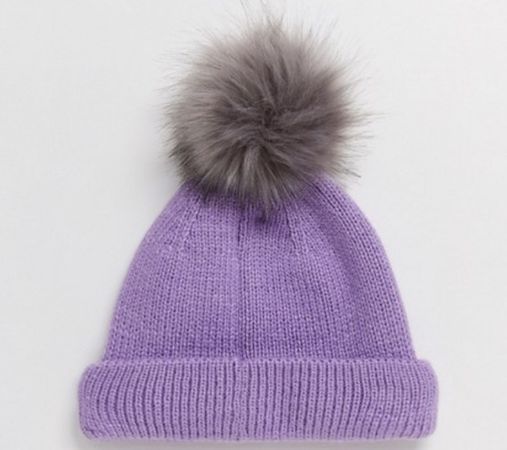 lilac hat
