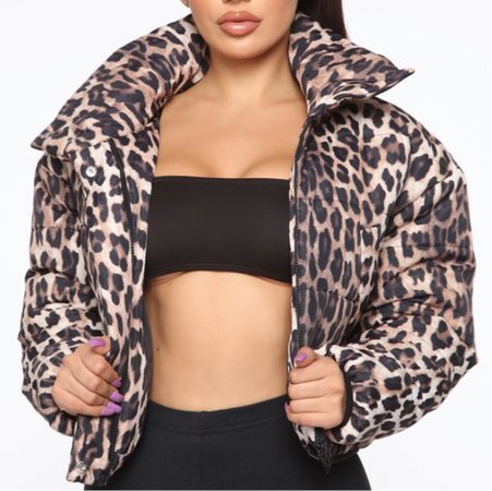 cheetah print jacket