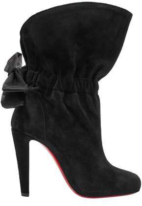 Kristofa 100 Bow-embellished Suede Ankle Boots
