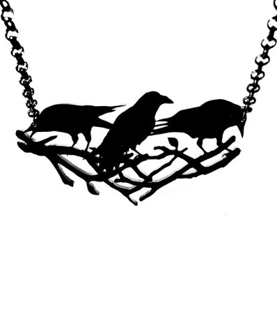 A Murder of Crows Necklace – Curiology Ltd