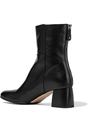Izzy leather ankle boots | IRIS & INK | Sale up to 70% off | THE OUTNET