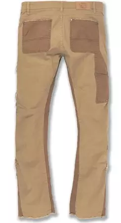 brown stacked pants men's - Google Search