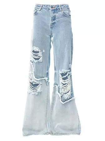 Shop Ser.o.ya Torell Wide Leg Jeans | Saks Fifth Avenue