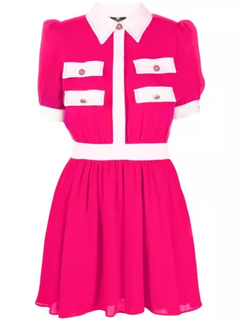 Elisabetta Franchi button-embellished Shirt Dress - Farfetch