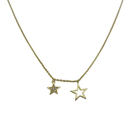 Shooting star necklace • gold | Halsband | WOS