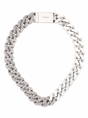 Saint Laurent curb-chain necklace - FARFETCH