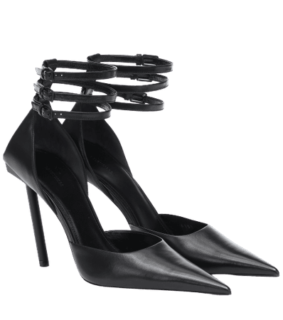 BALENCIAGA Slash Heel leather pumps