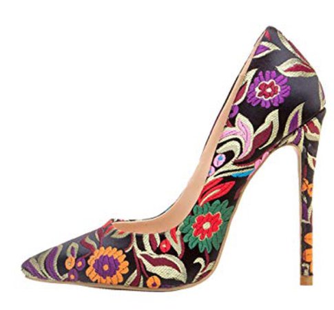print colorful heels